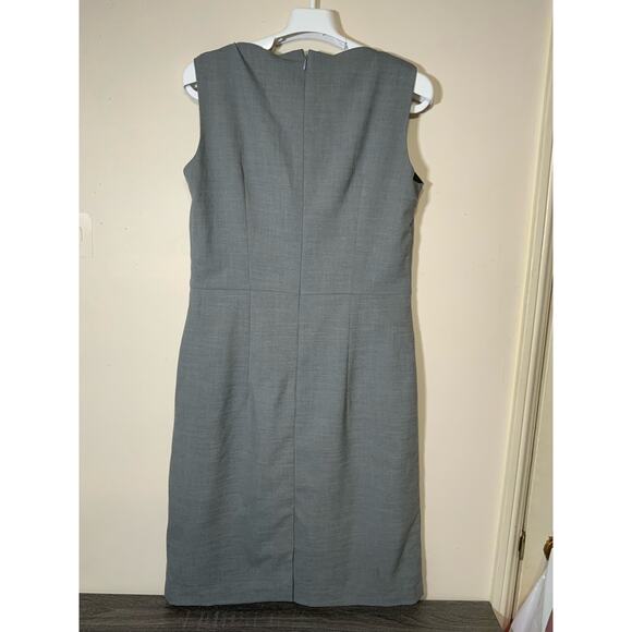 Yaly Couture Sleeveless Sheath Dress in Gray Women's Size M USED - Picture 2 of 5